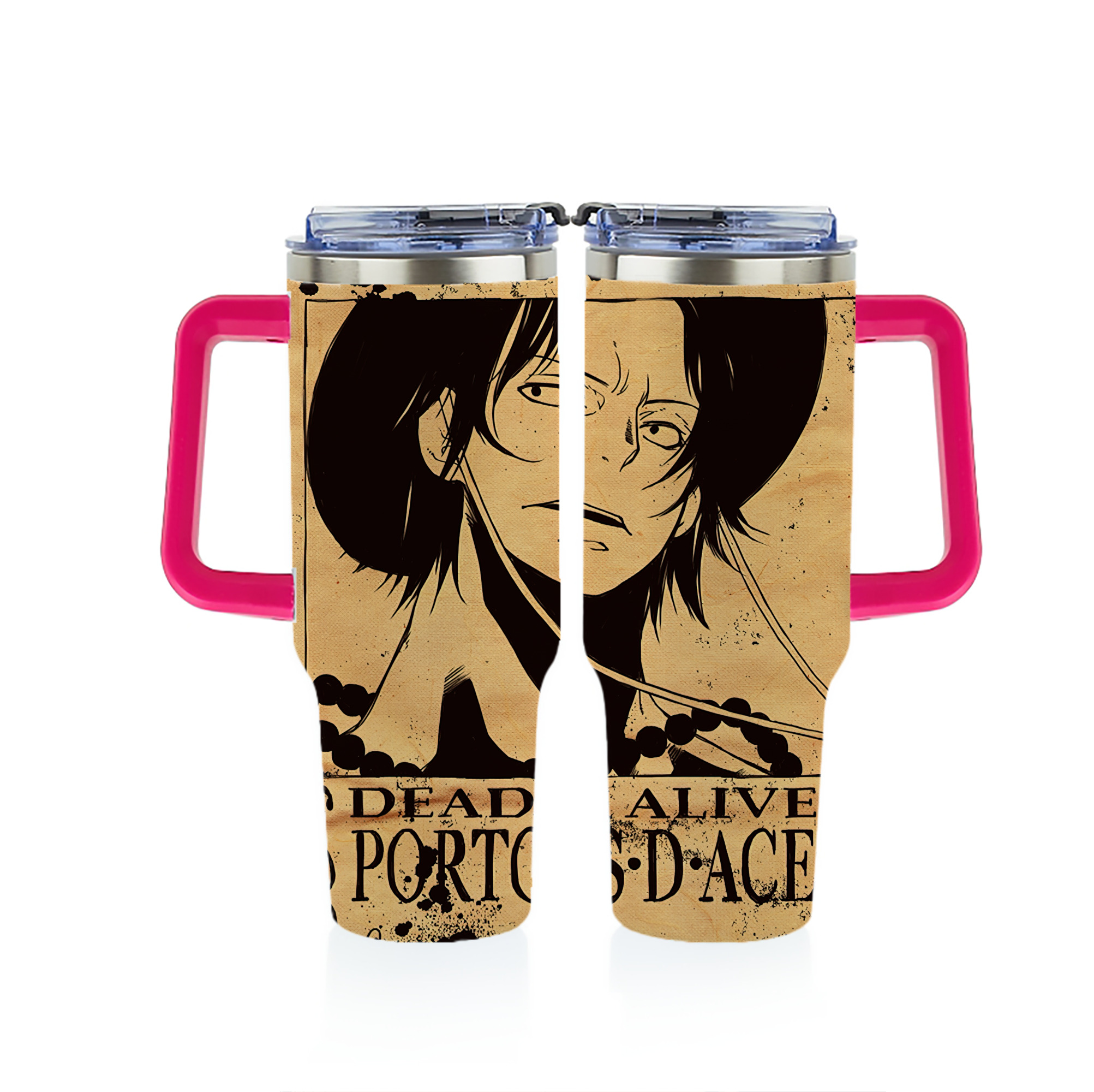 （画像用） ワンピース ONE PIECE 1200ｍLフルプリント車用タンブラー